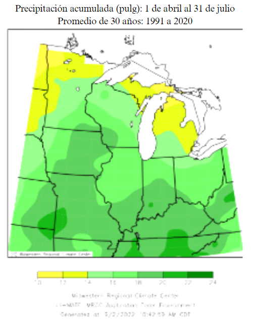 Normal Accumulated Precip - Nov-February