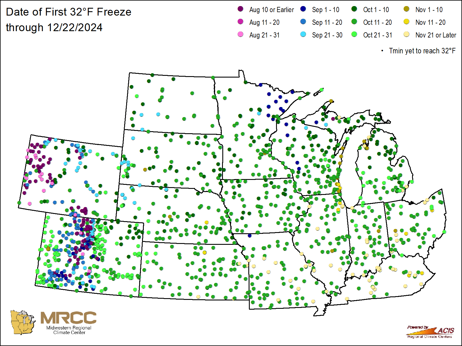 Freeze Maps