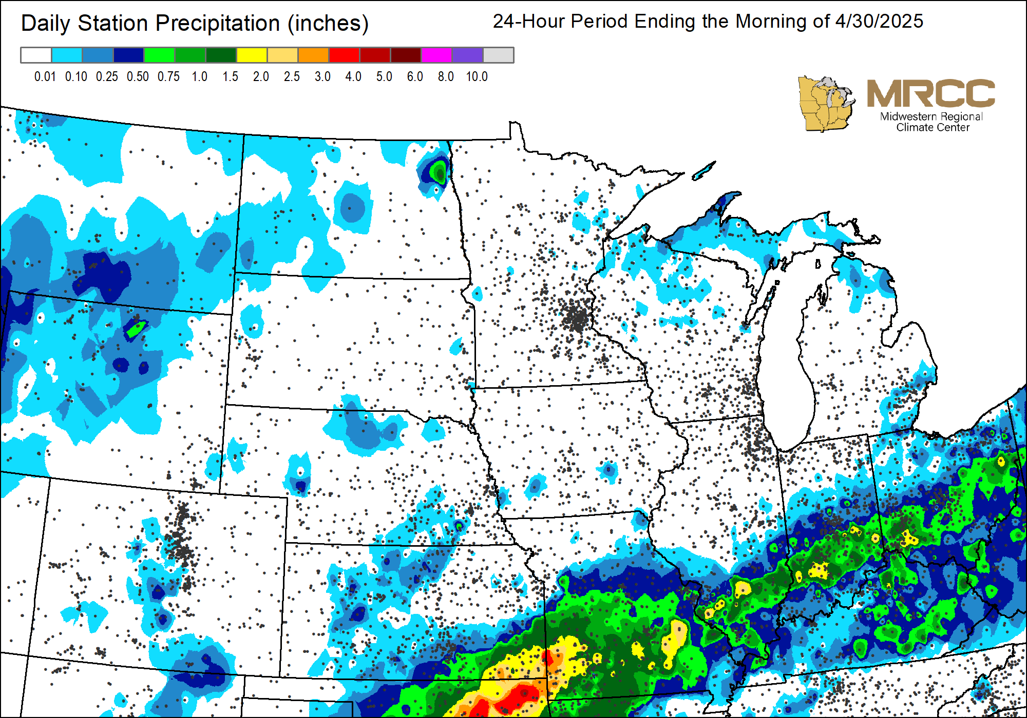 Central Region Precip