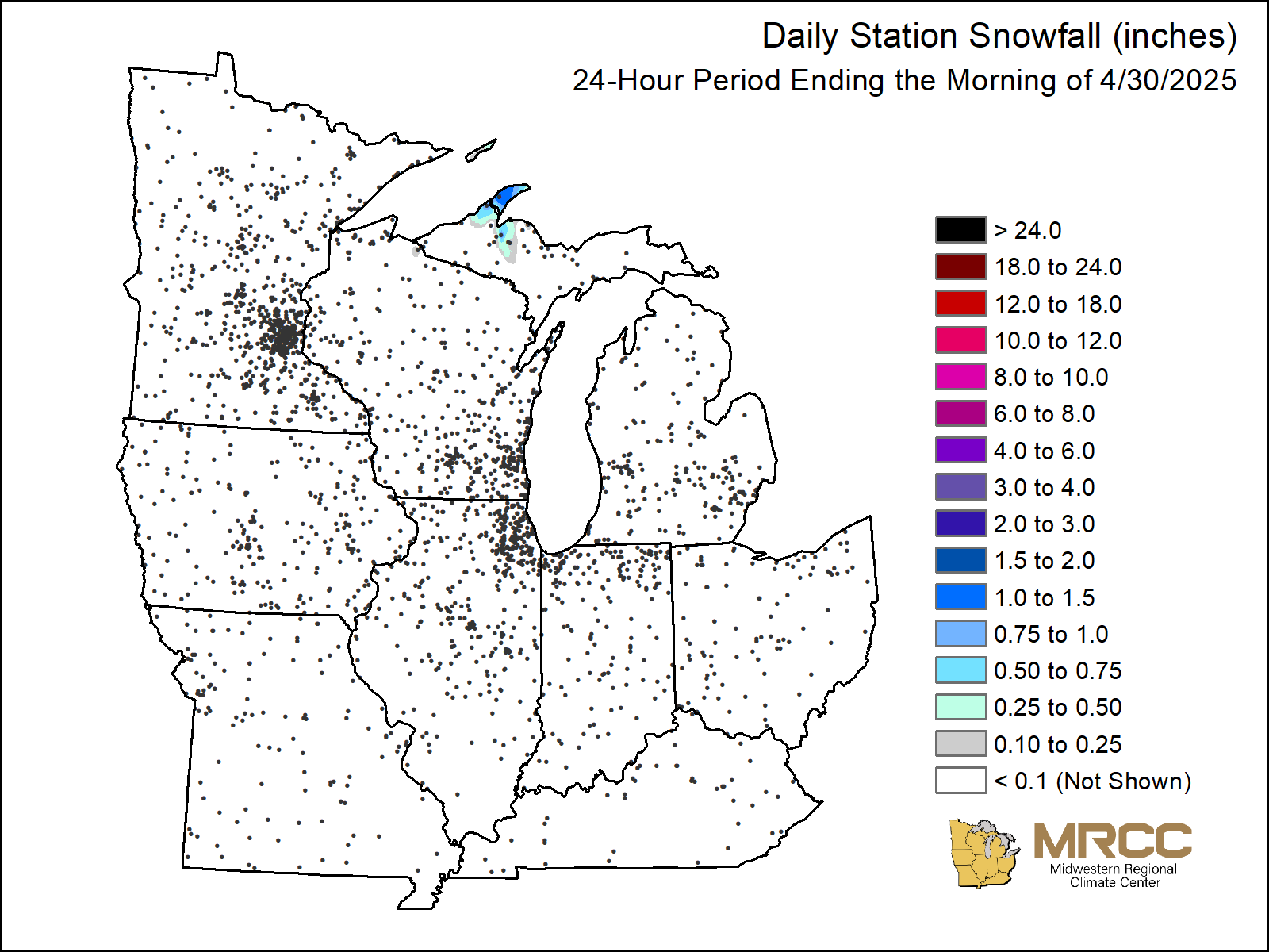 Midwest Snowfall