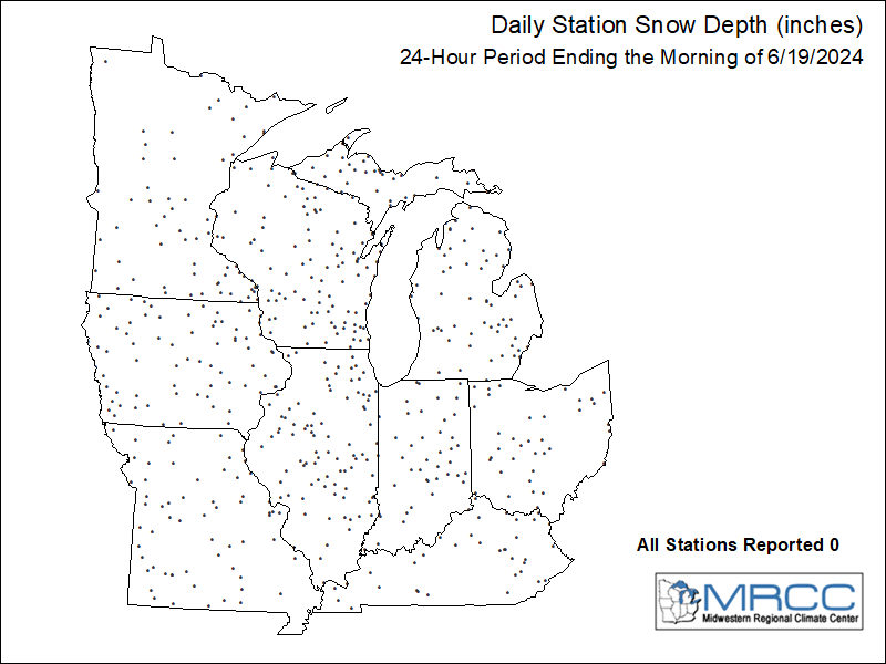 Midwest Snow Depth
