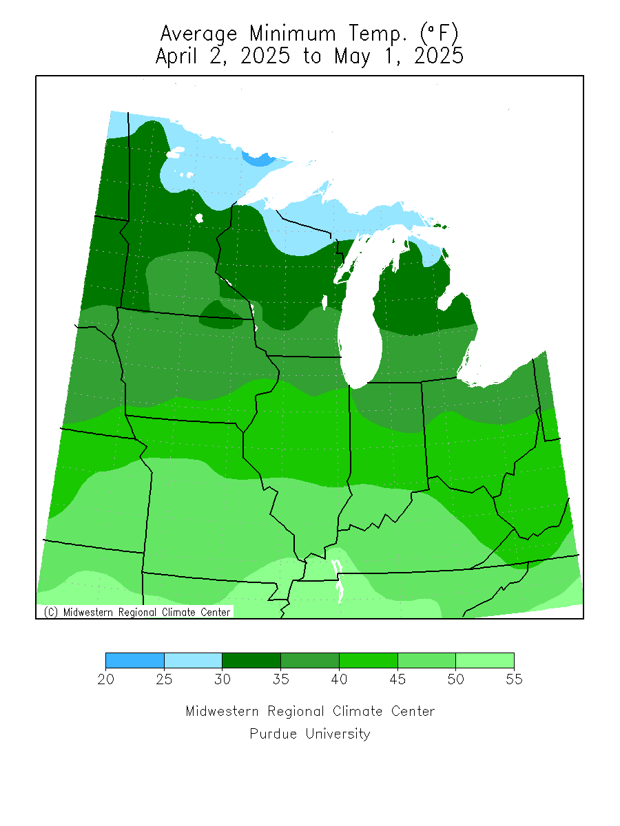 Last 30 Day, Min Temp