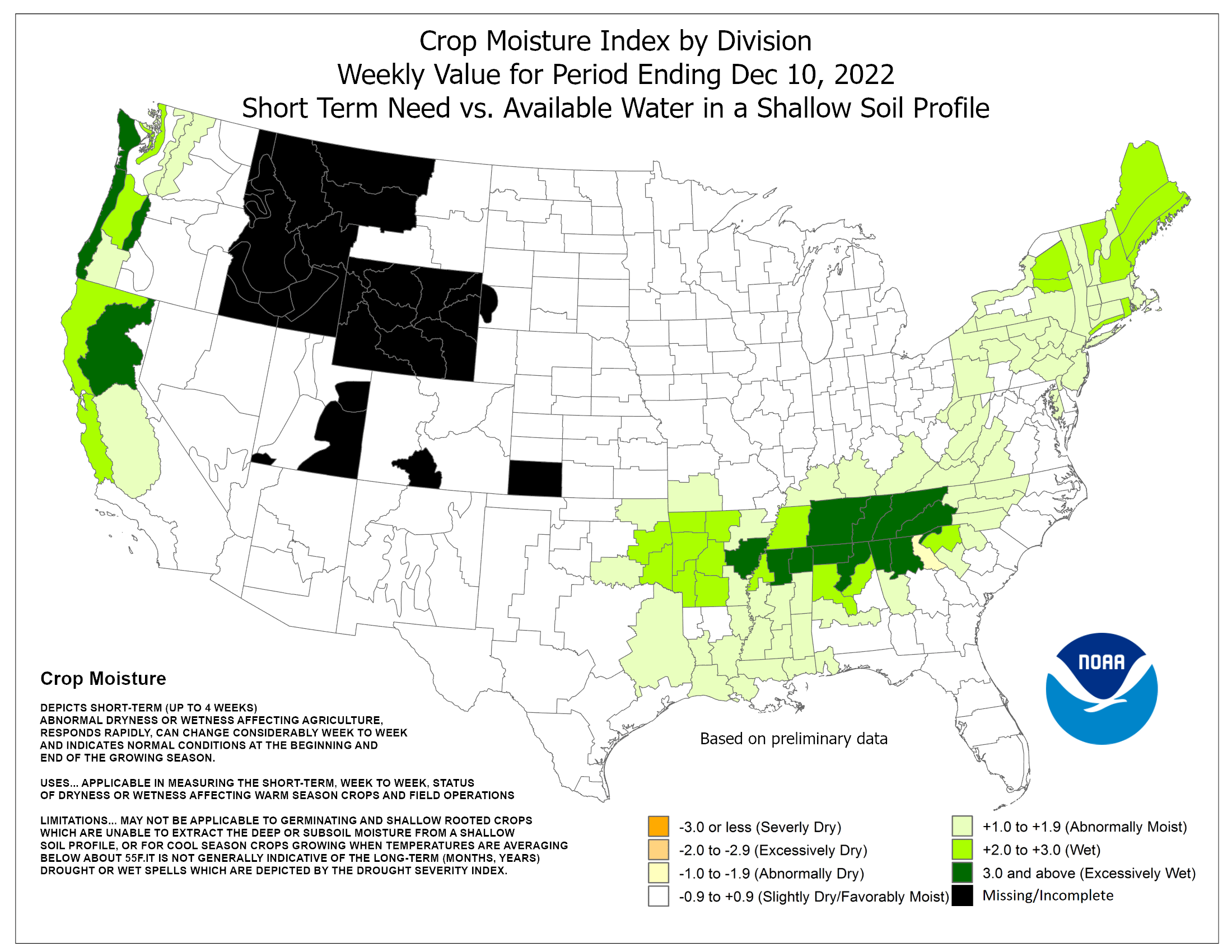 Crop Moisture Index