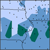 Evaporative Drought Demand Index thumbnail of Midwest region