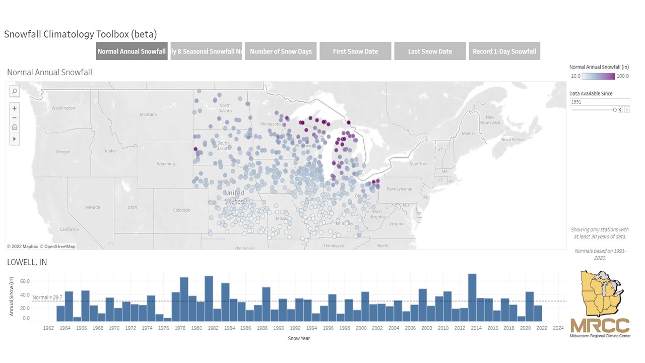 Snowfall Climatology Toolbox