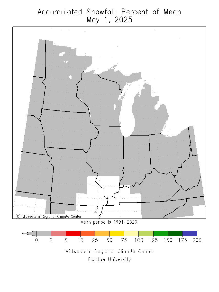 Month-to-date Precip Percentage