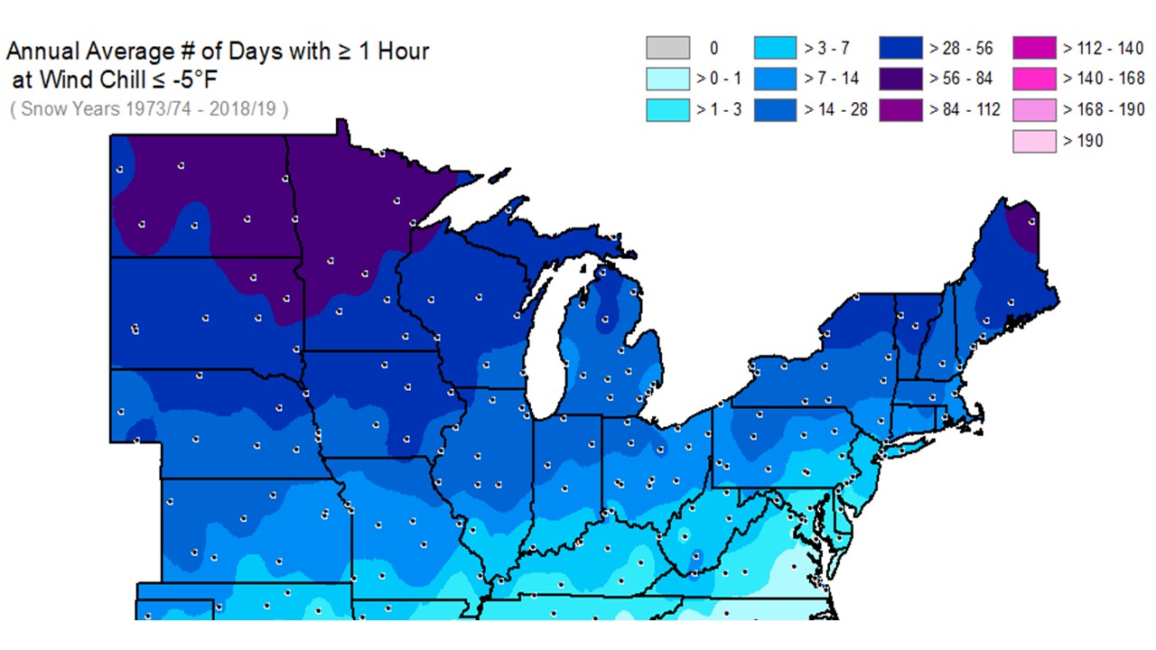 Wind Chill Climatology