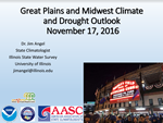 November 2016 climate webinar