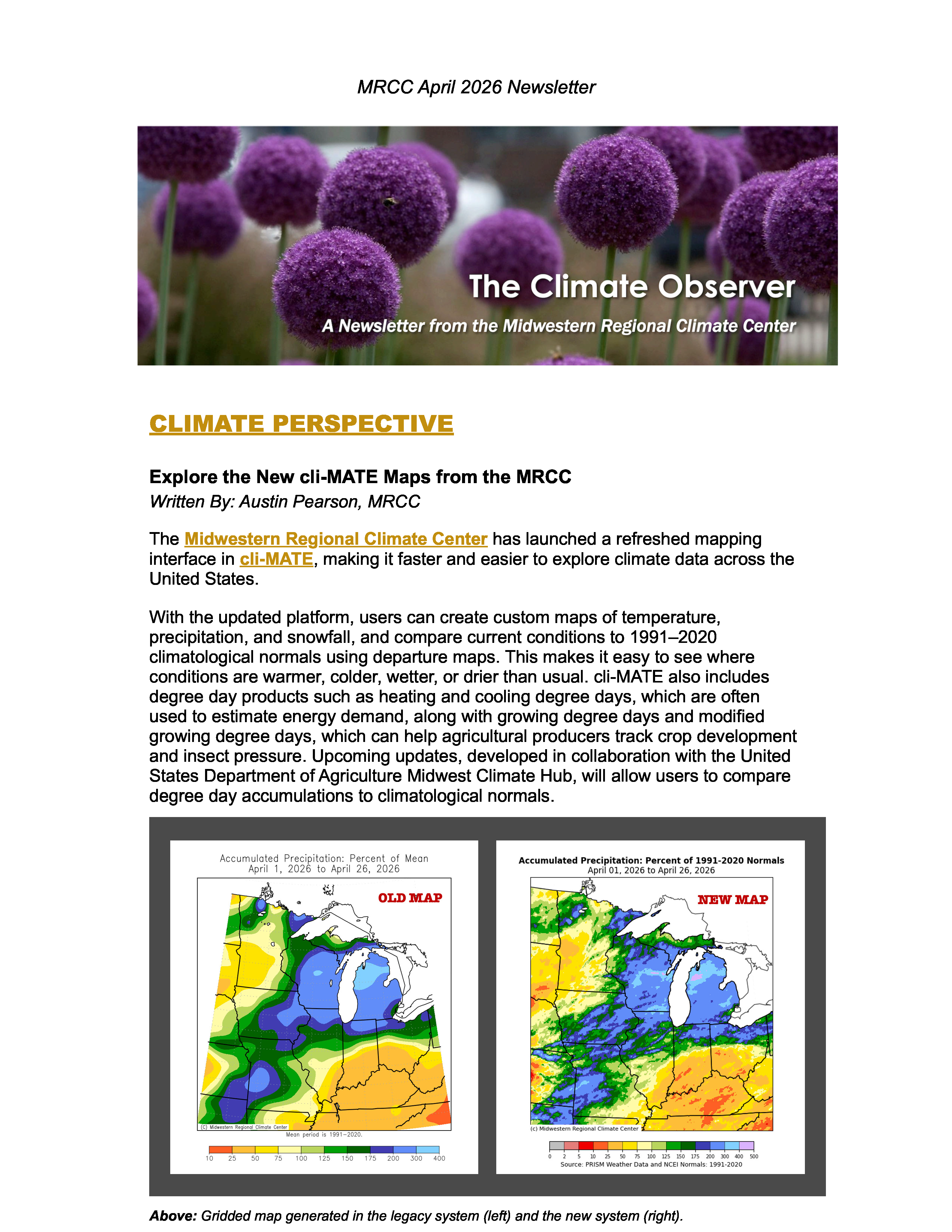 April 2026 "The Climate Observer"