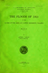 The Floods of 1913 in the rivers of the Ohio and the lower Mississippi Valleys